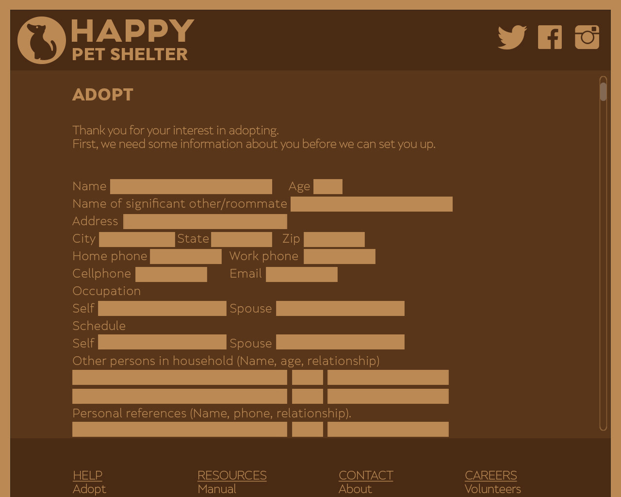 Proposed Website