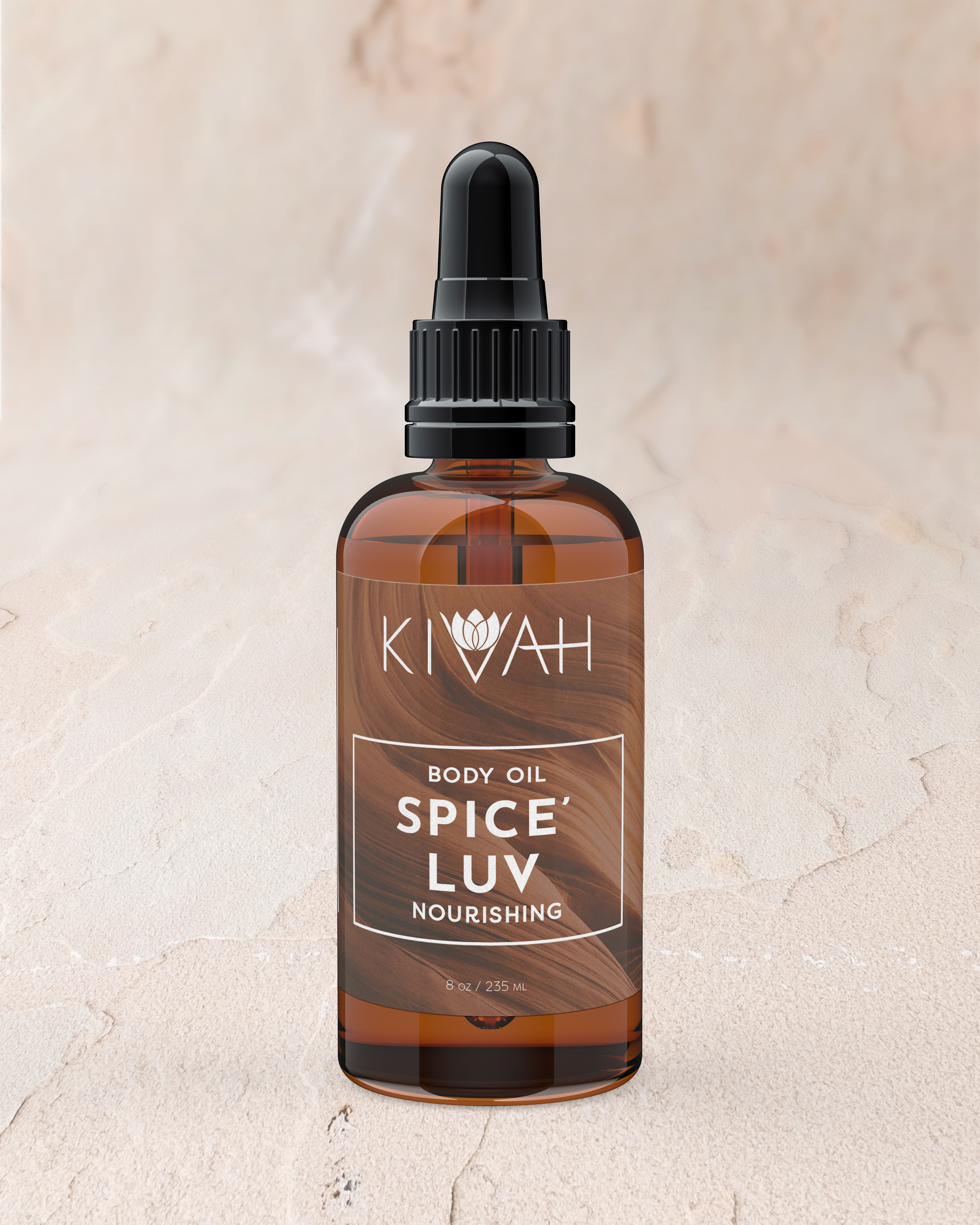 Spice Luv Body Oil Label
