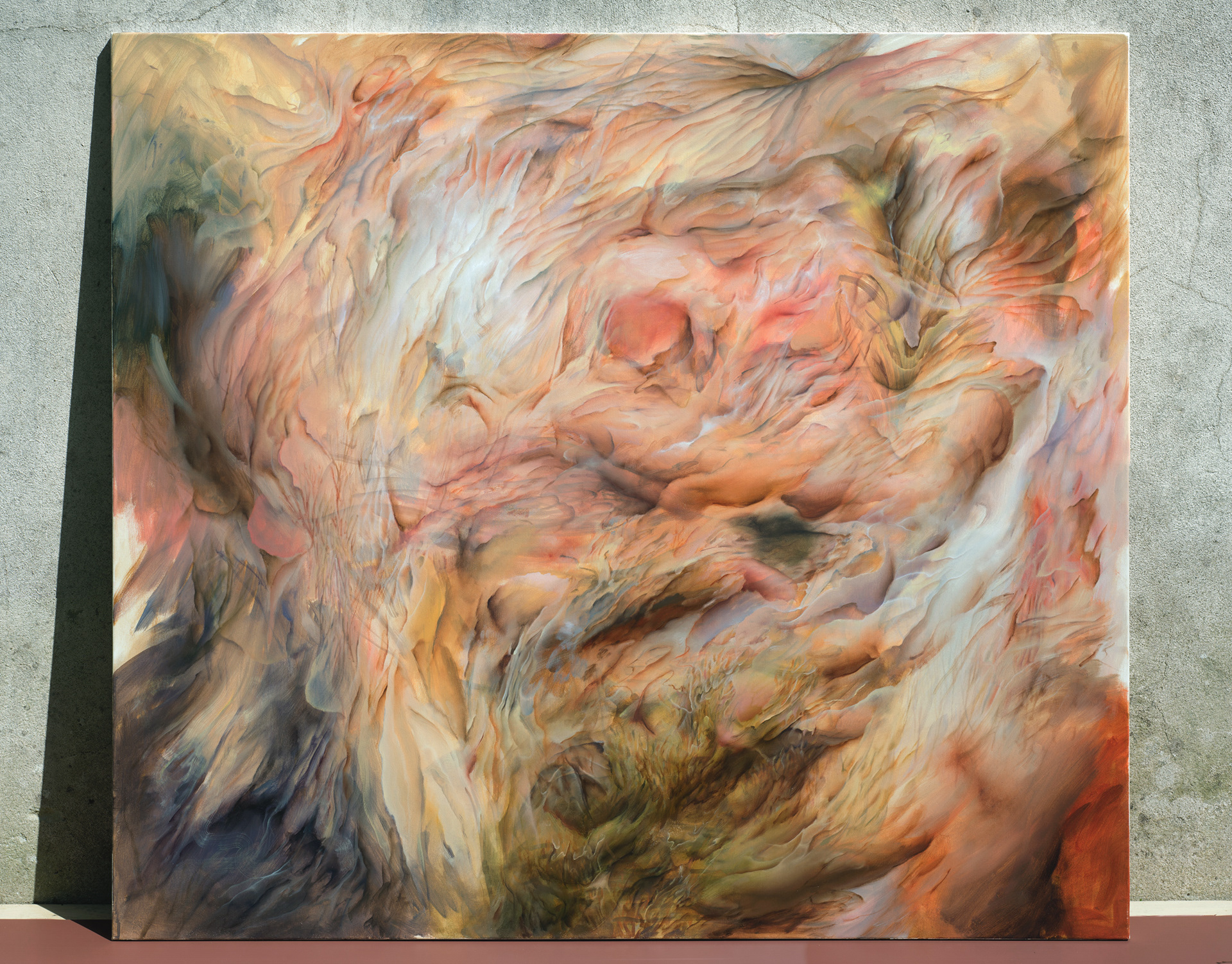 Ruga Mundi, 2023, 130x116 cm, óleo sobre tela