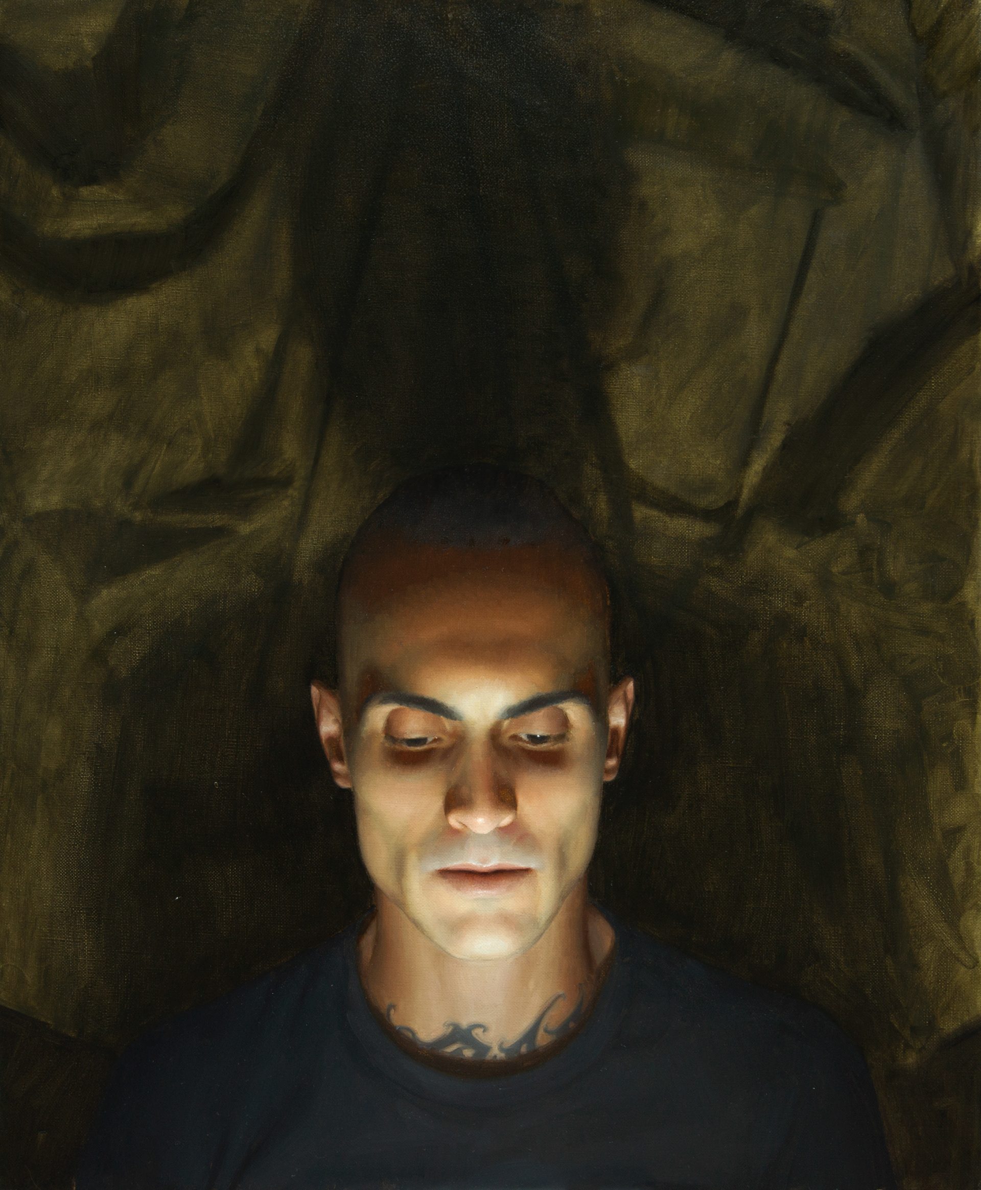 O observado, 2021, 61x50 cm, óleo sobre tela
