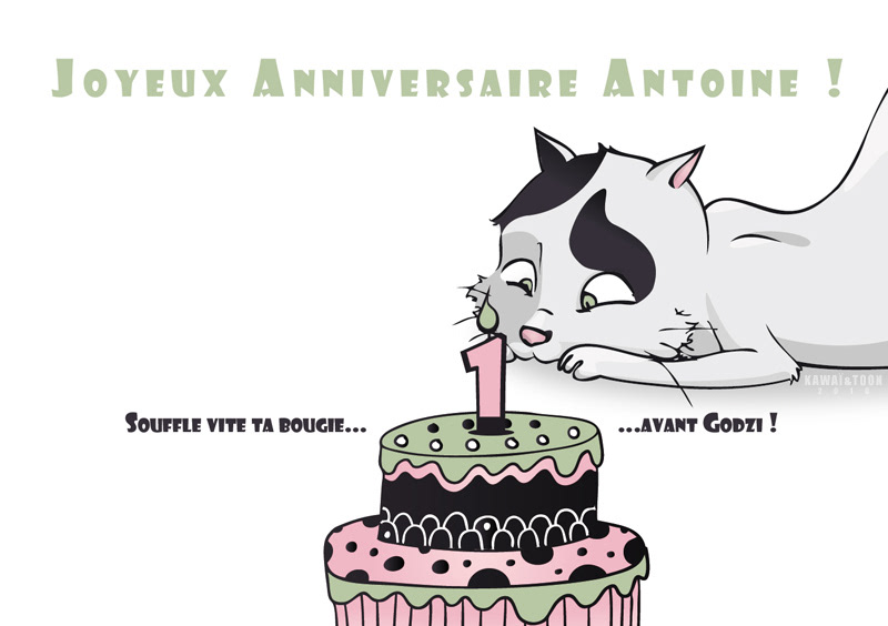 Pour notre petit cousin, fait avec ma Nono