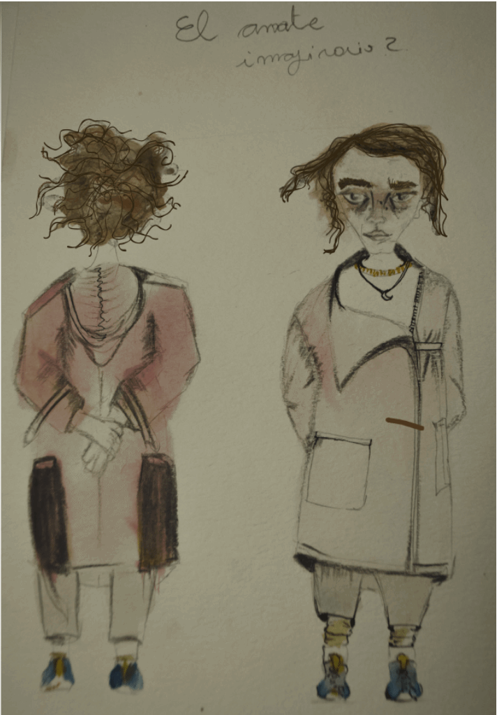 “ El amante imaginario : the imaginary lover “ secondary character 