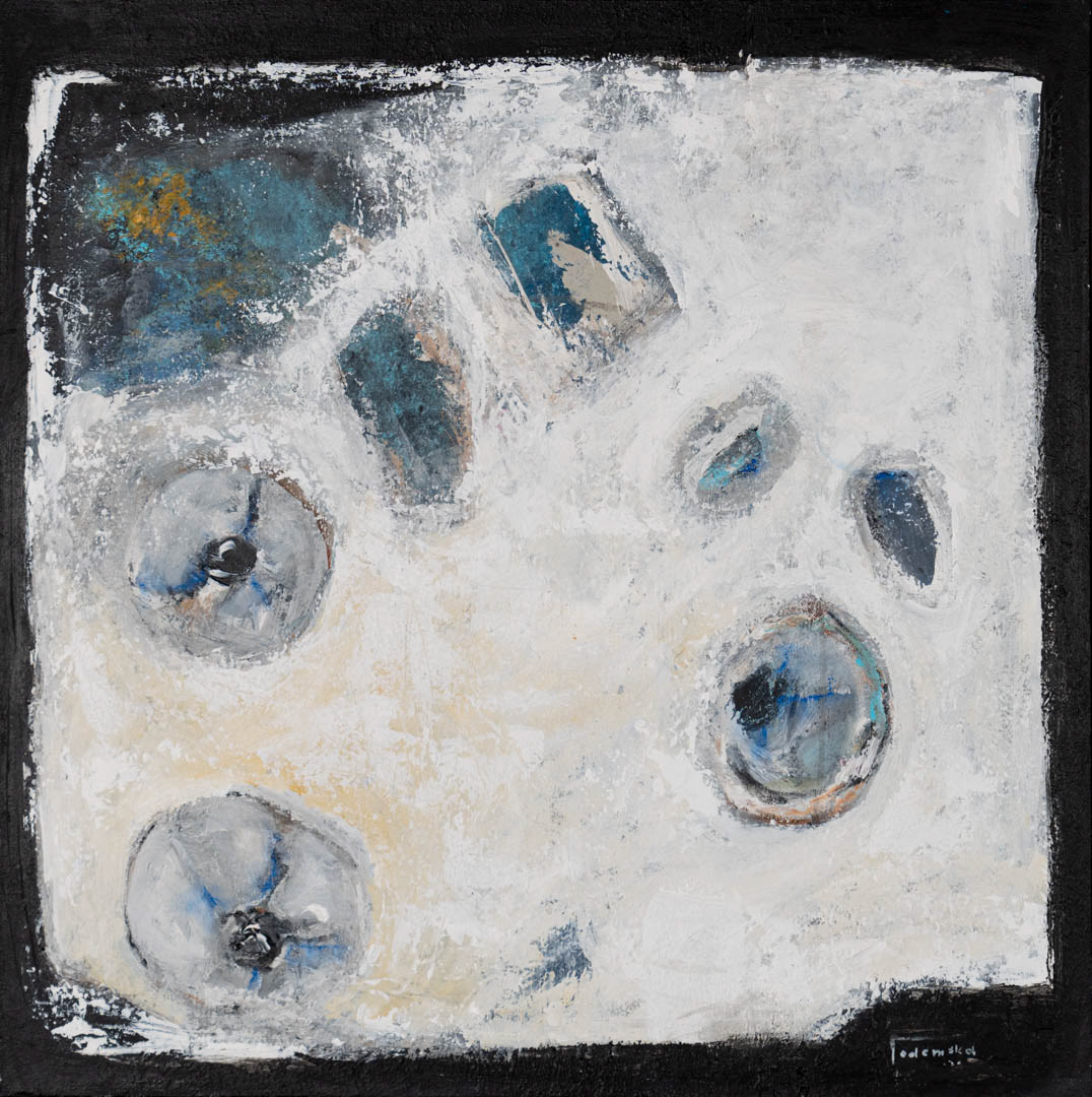 Daria Podemska Drops of sensibility III 76x76CM