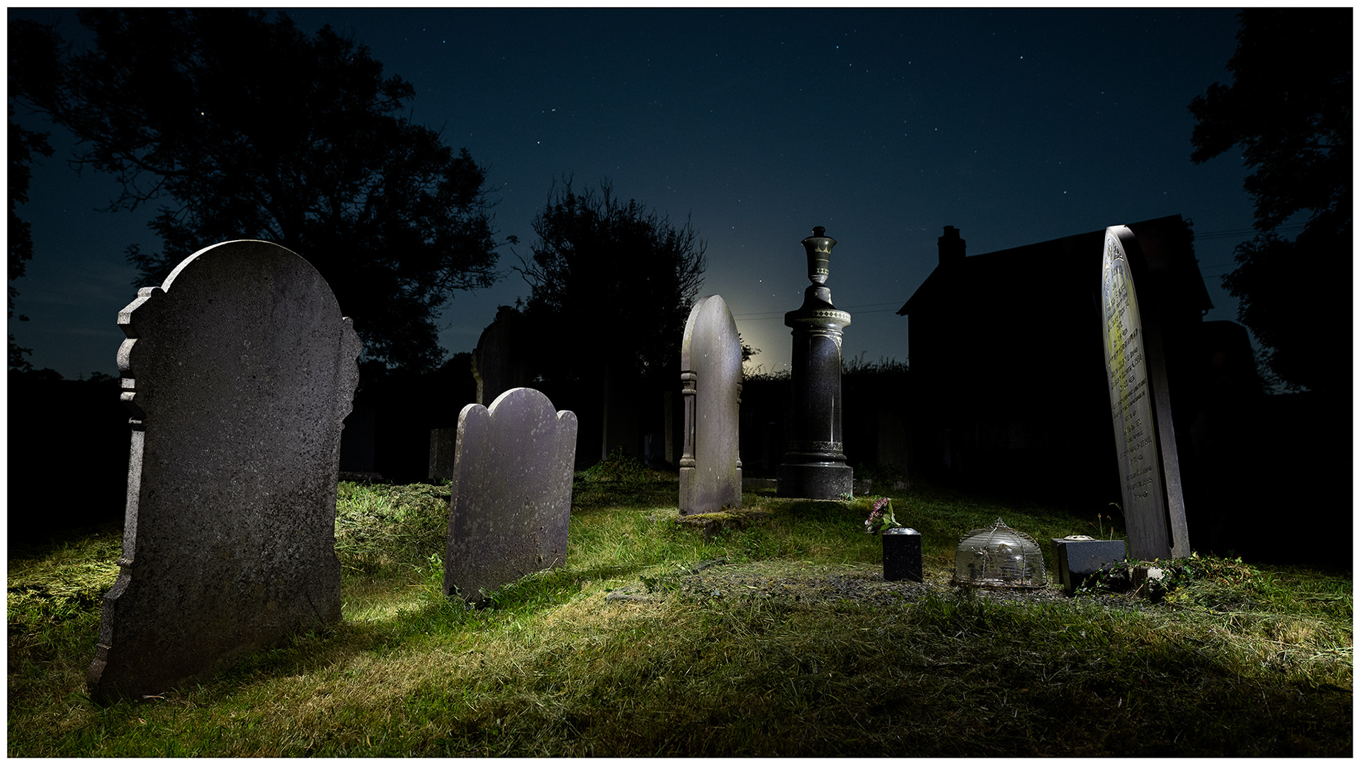 Churchyard at Midnight