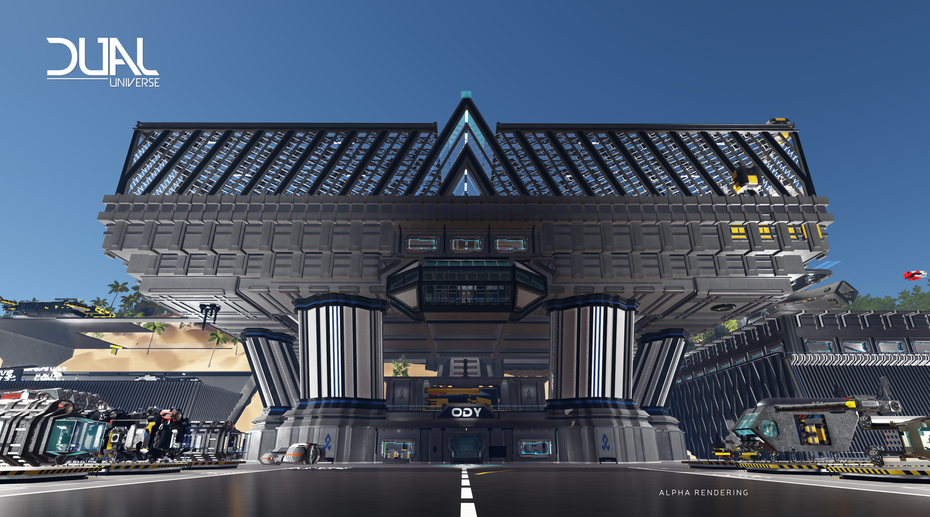 Objective Driveyard's Headquarters from Dual Universe Alpha 3