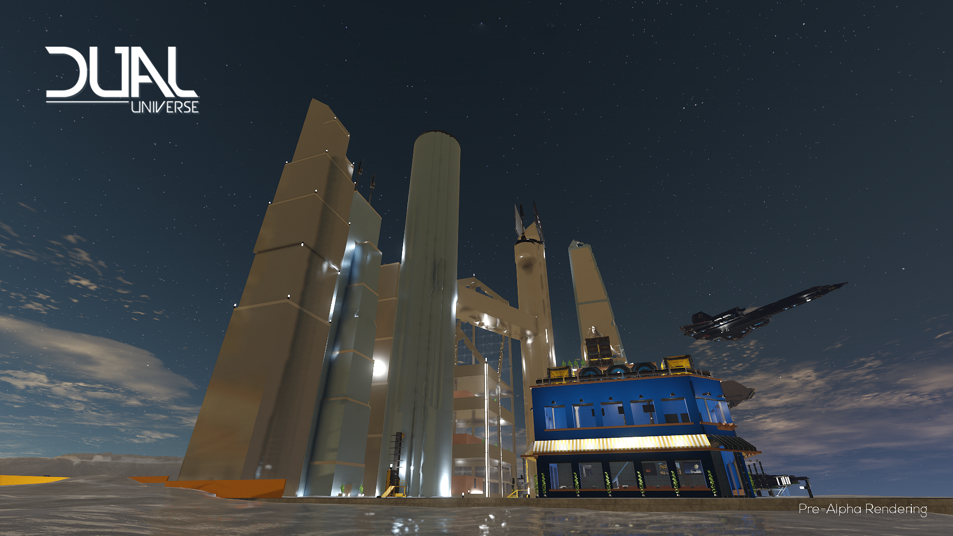 Infinity City - Alioth Arctic Dawn - Dual Universe Pre-Alpha