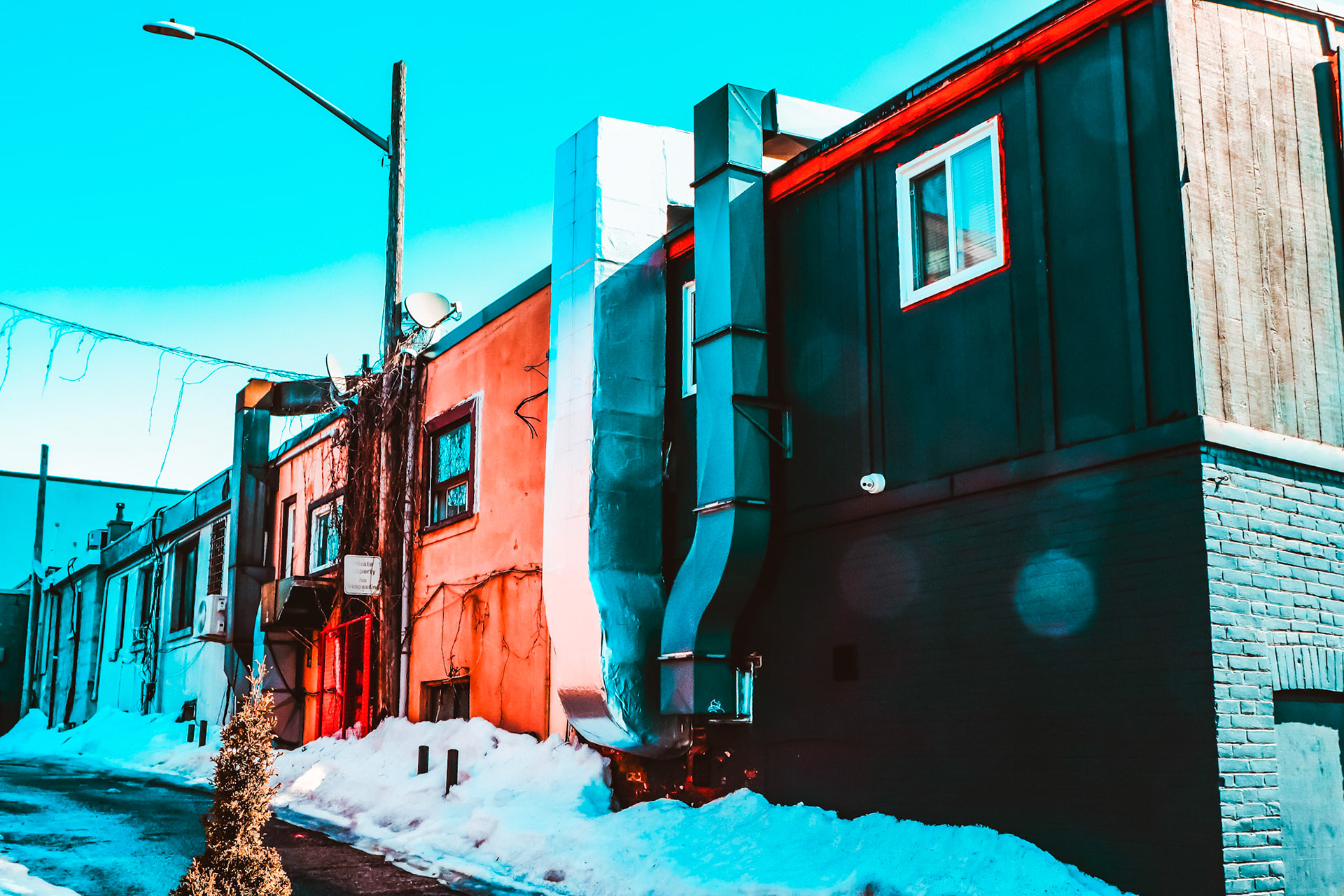 Dunlop Street Rear Facade at Mary Street