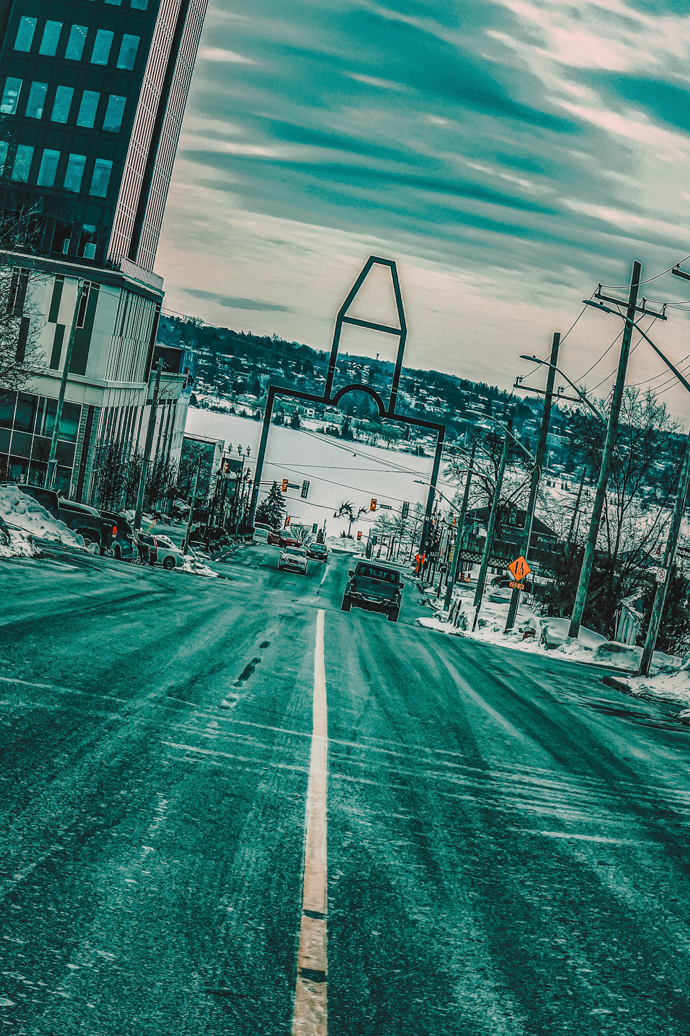 Downhill on Mulcaster