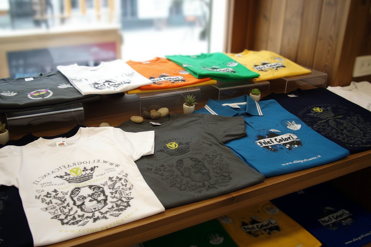 t-shirt e polo in cotone e tessuto tecnico