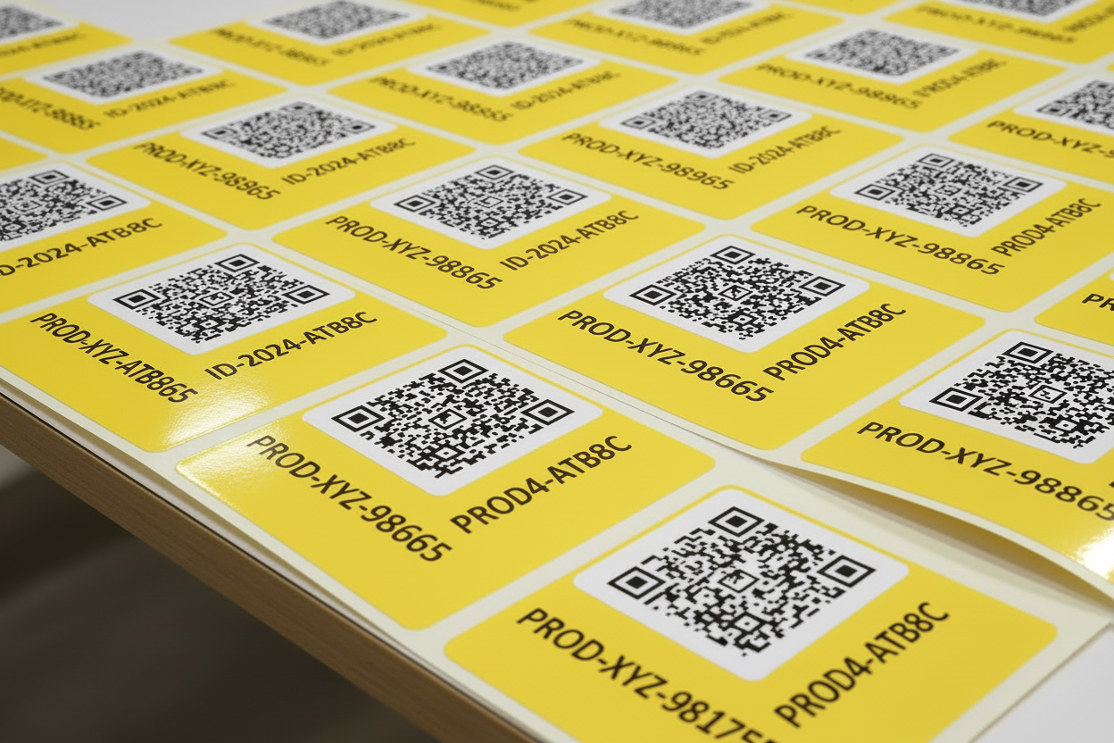 QrCode univoco con relativo codice identificativo