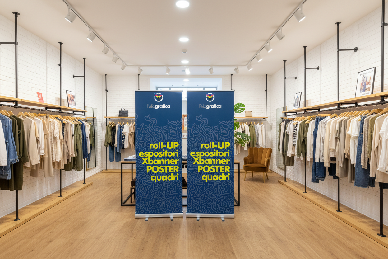 rollUp promozionali per corner vendita