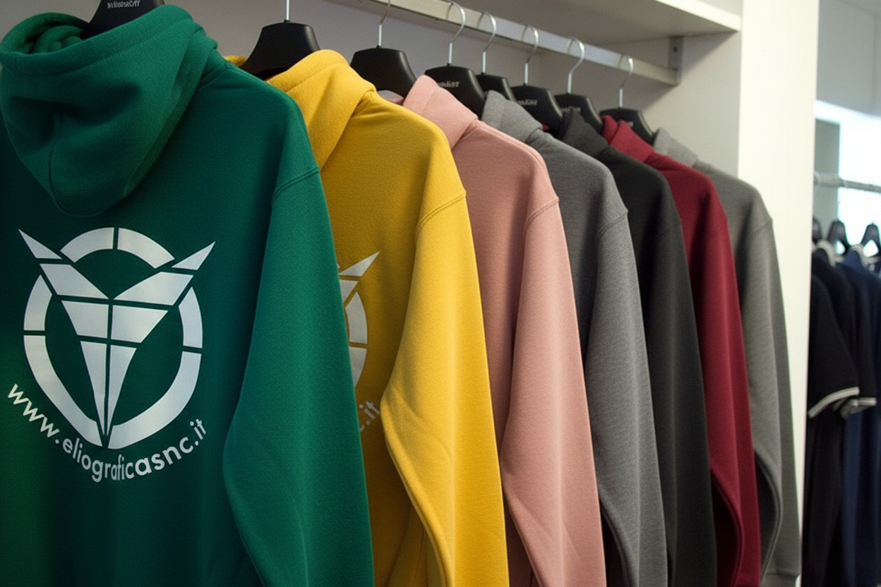 felpe con cappuccio, girocollo e full zip