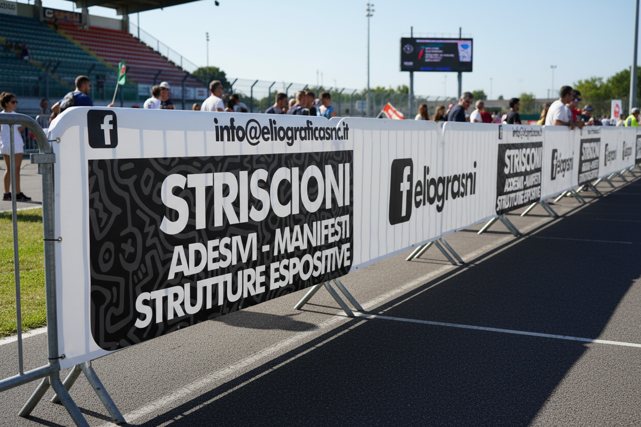 bobine e striscioni tnt promozionali per delimitazione eventi