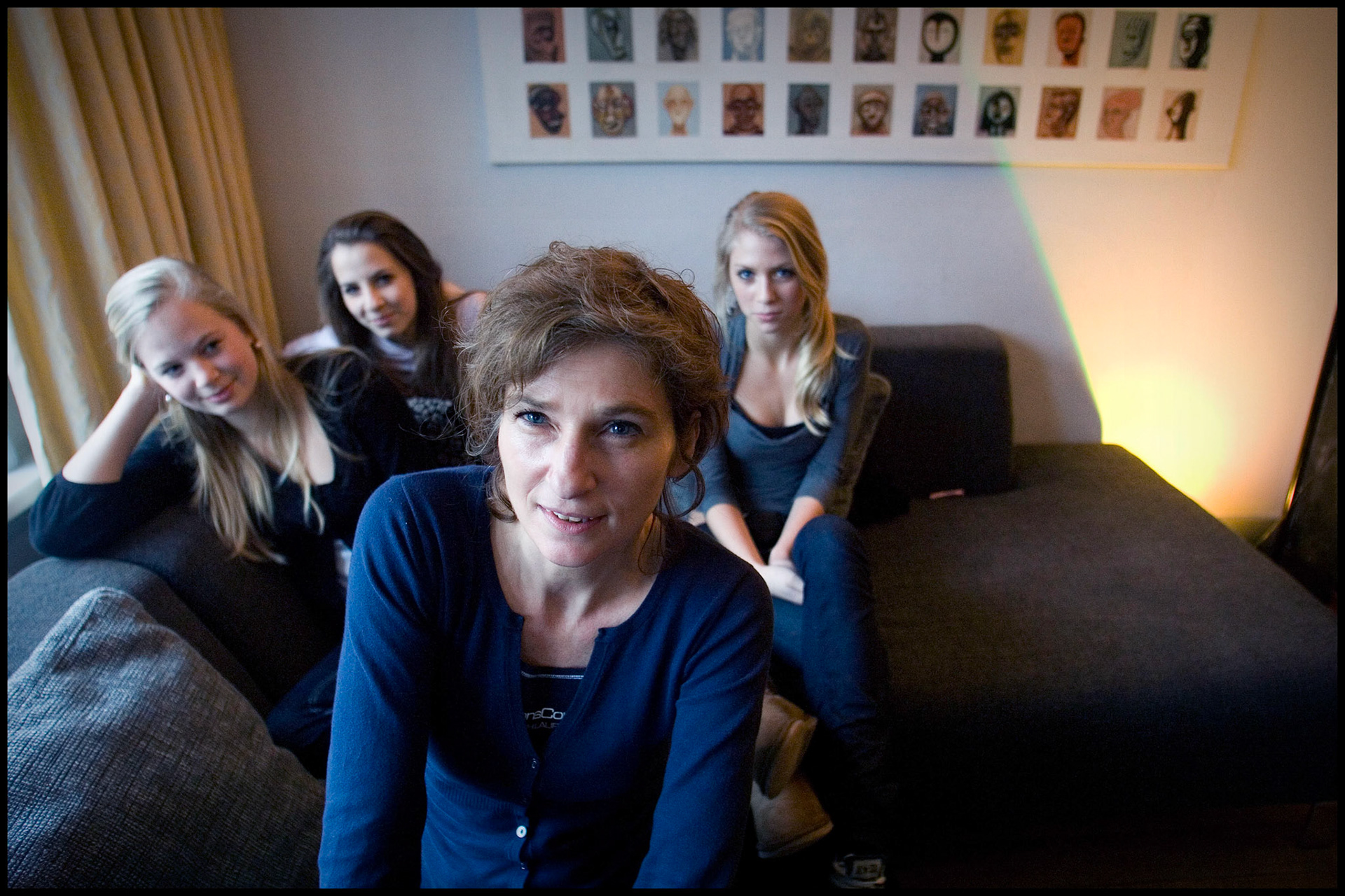 Eindhoven Liduine van Erp met Olga Isabel en Gina