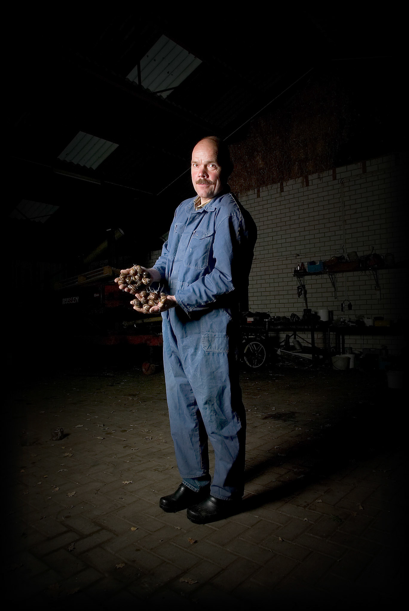 Reusel, Ad Stappaerts met escargots.