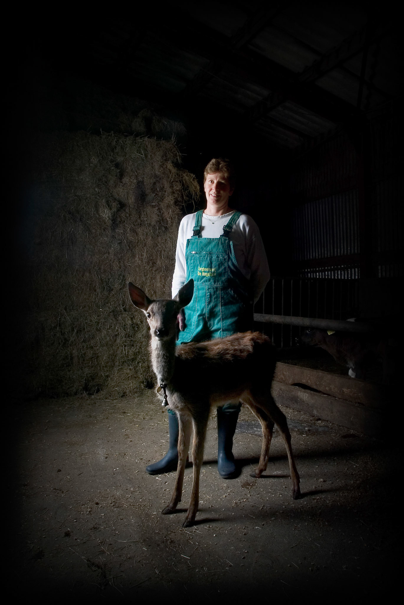 Best, Marian van den Boom met edelhert.