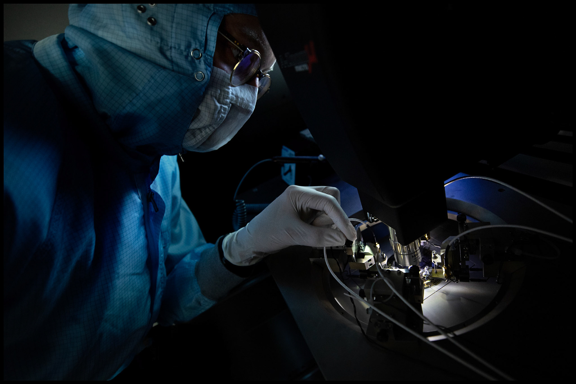 Eindhoven Smart Photonics Test and Measurement ruimte met Joep Nieuwdorp