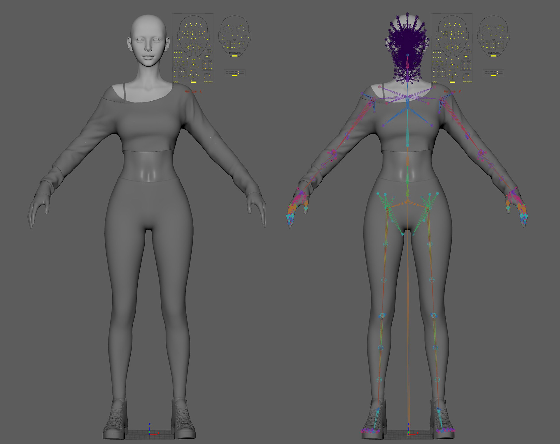 Metahuman Rig-system