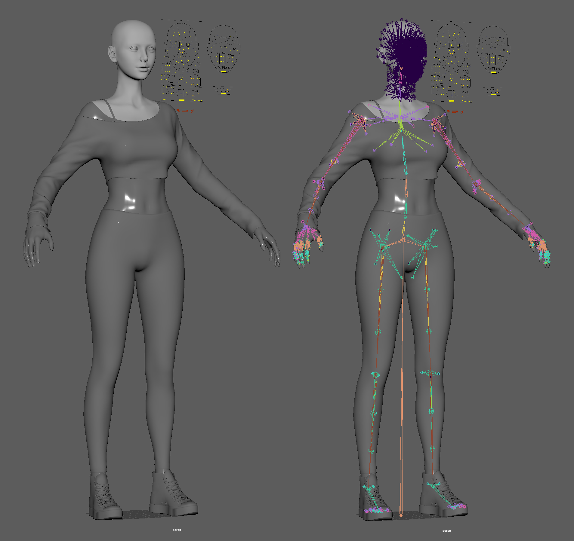 Metahuman Rig-system
