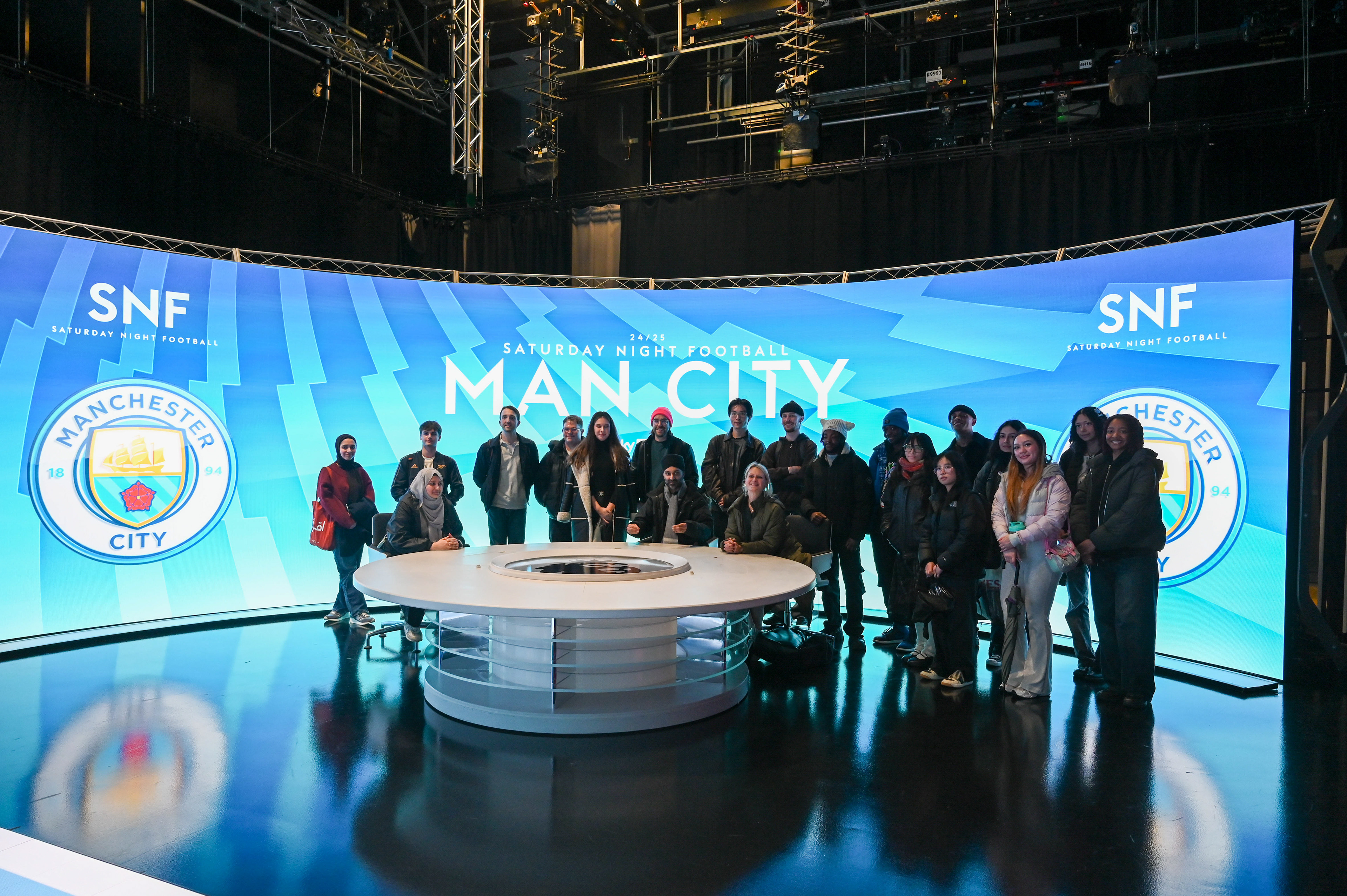 Group photo at Sky Studios