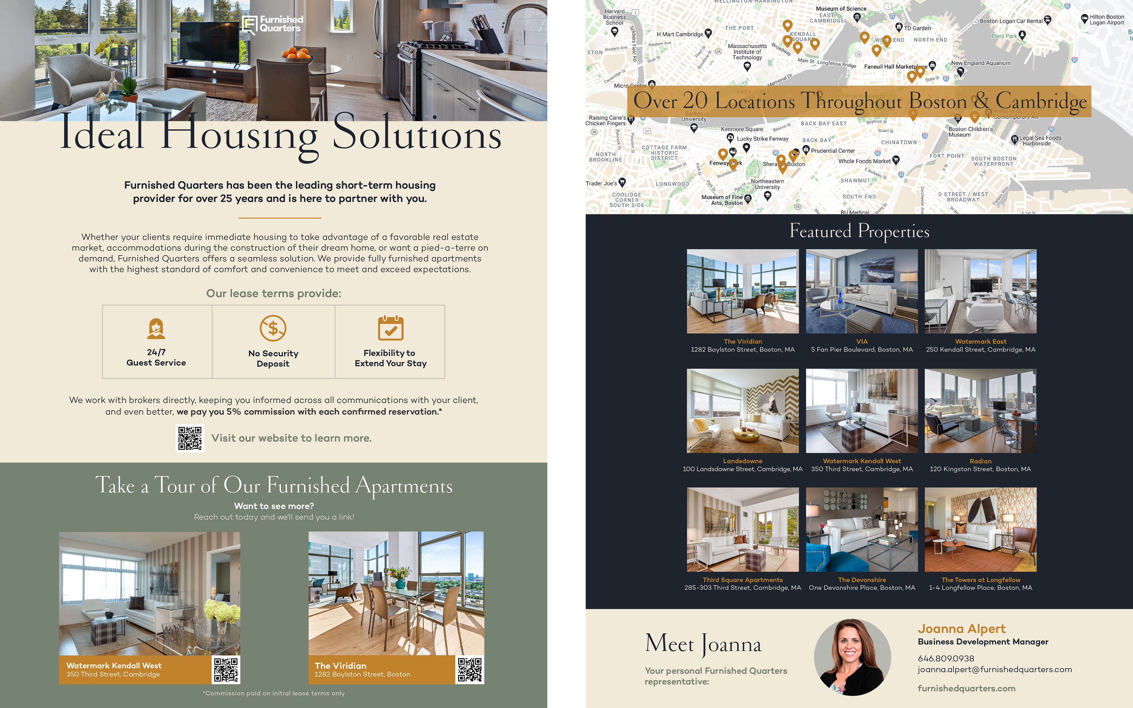 2 Page Flyer for Boston Real Estate Agents