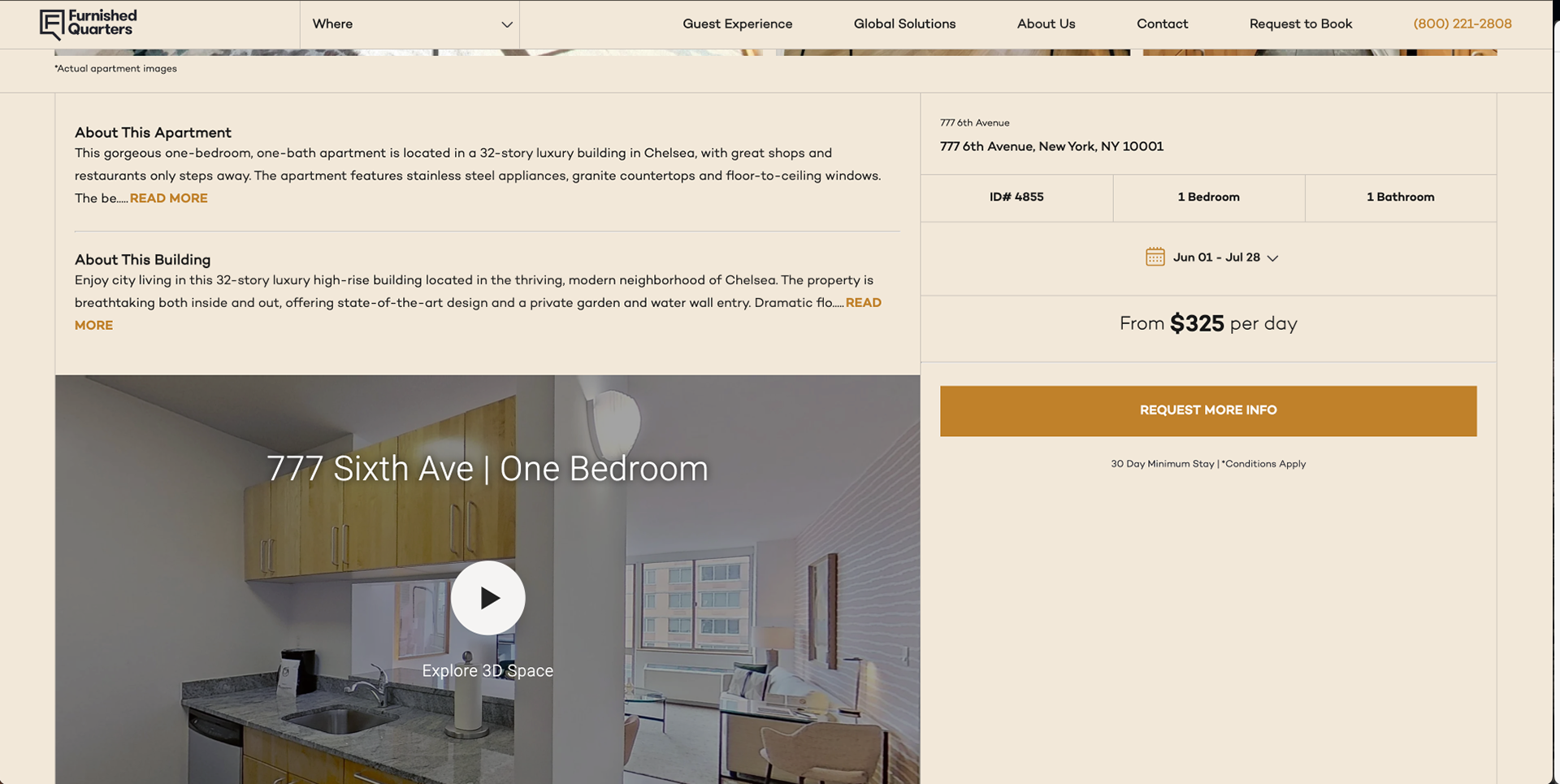 Apartment Selection Page - After 2