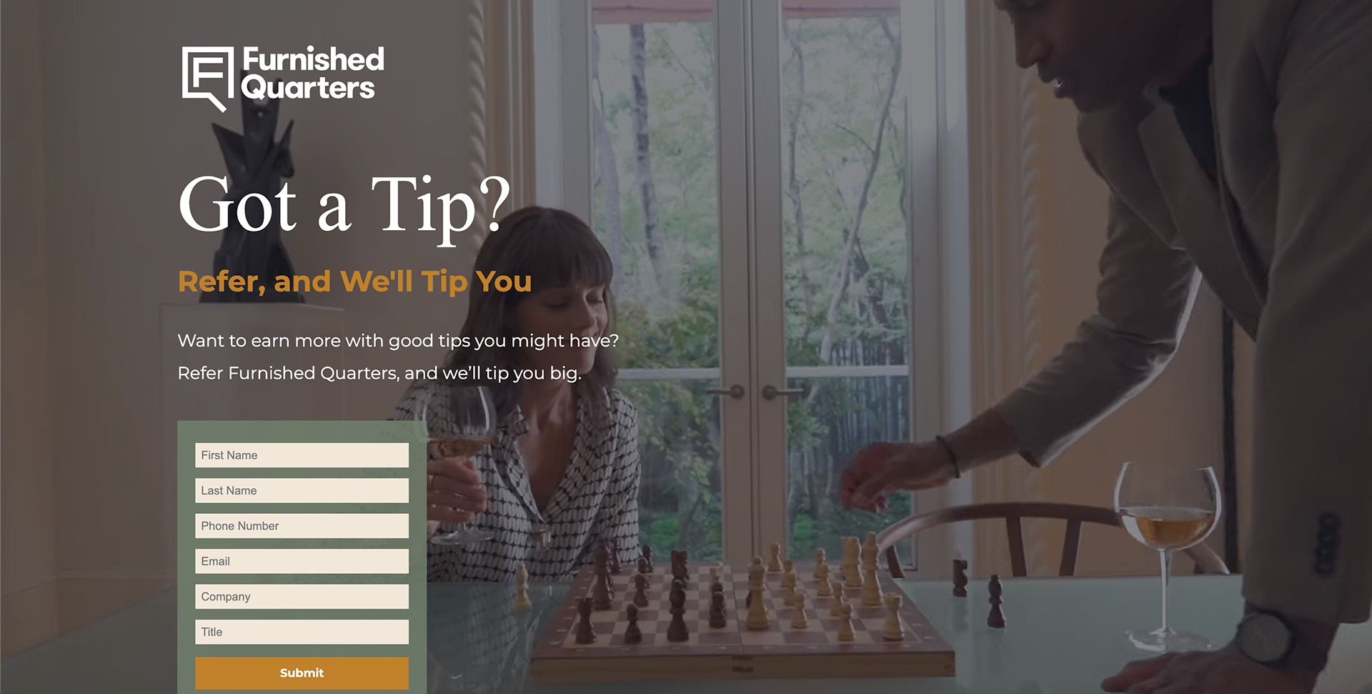Refer & Earn Landing Page
