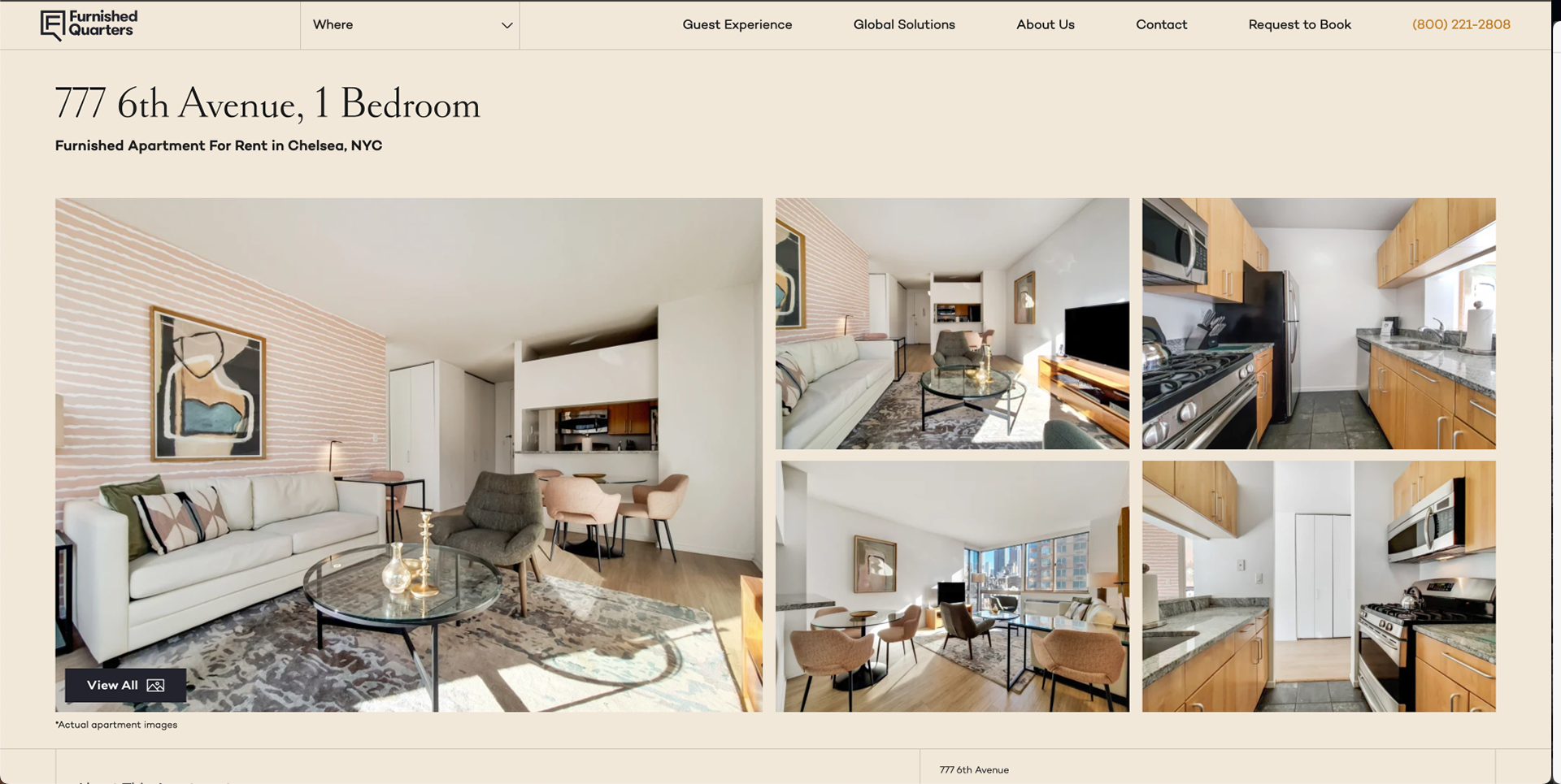 Apartment Selection Page - After