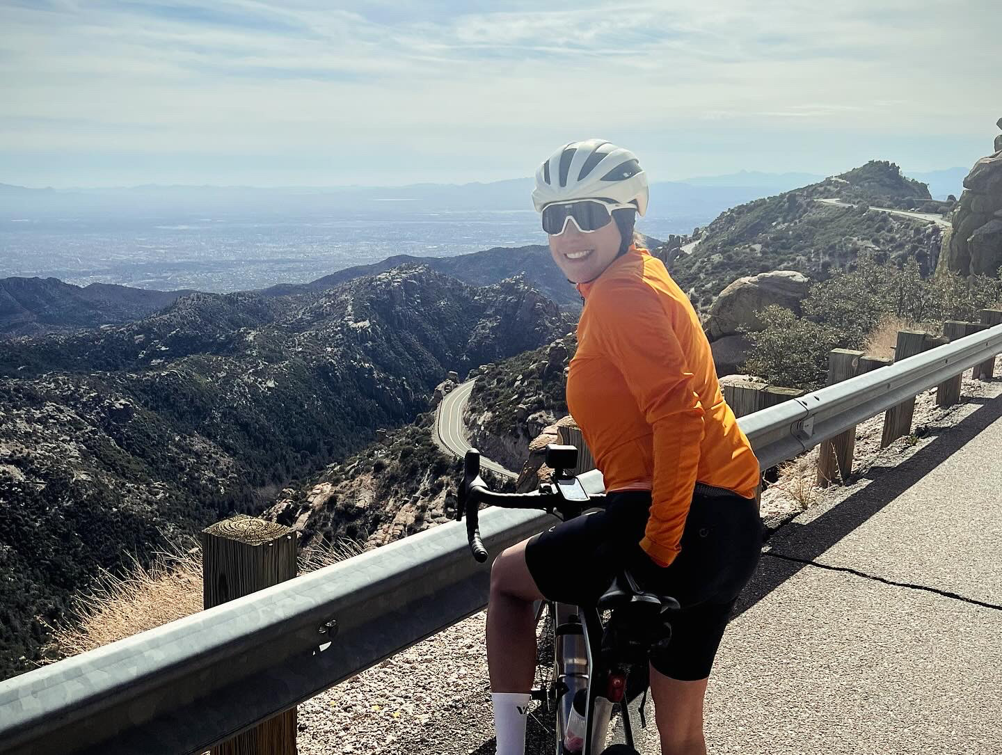 Cycling Jenny Mt Lemmon