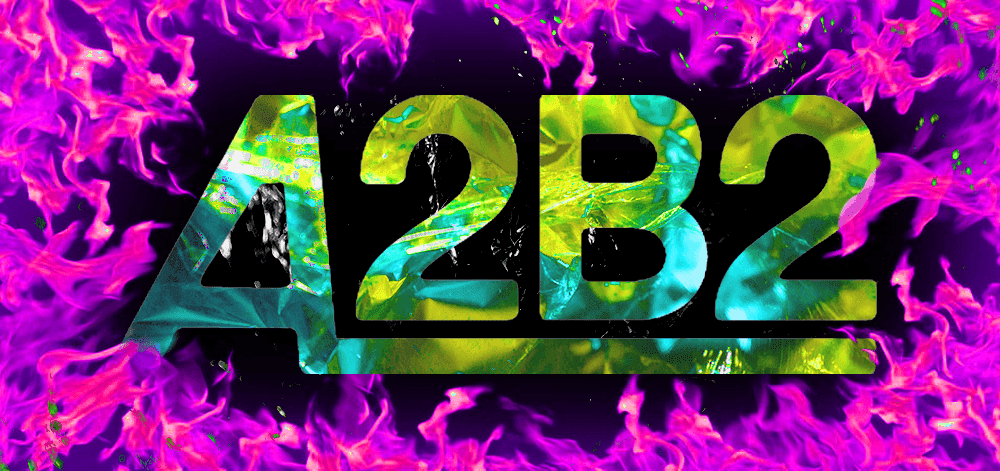 A2B2 graphic with edited A2B2 logo
