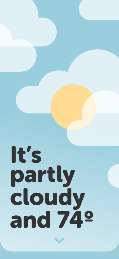 Mobile opening page