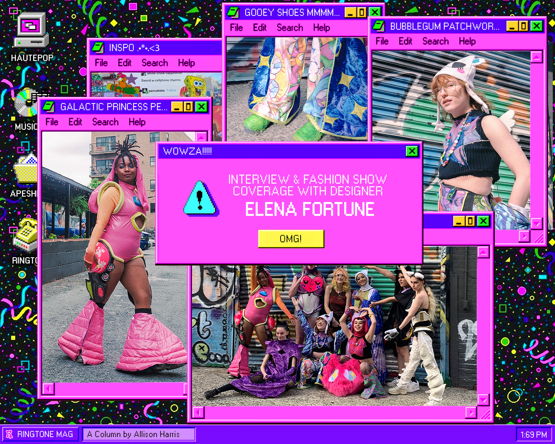Hautepop Elena Fortune interview graphic
