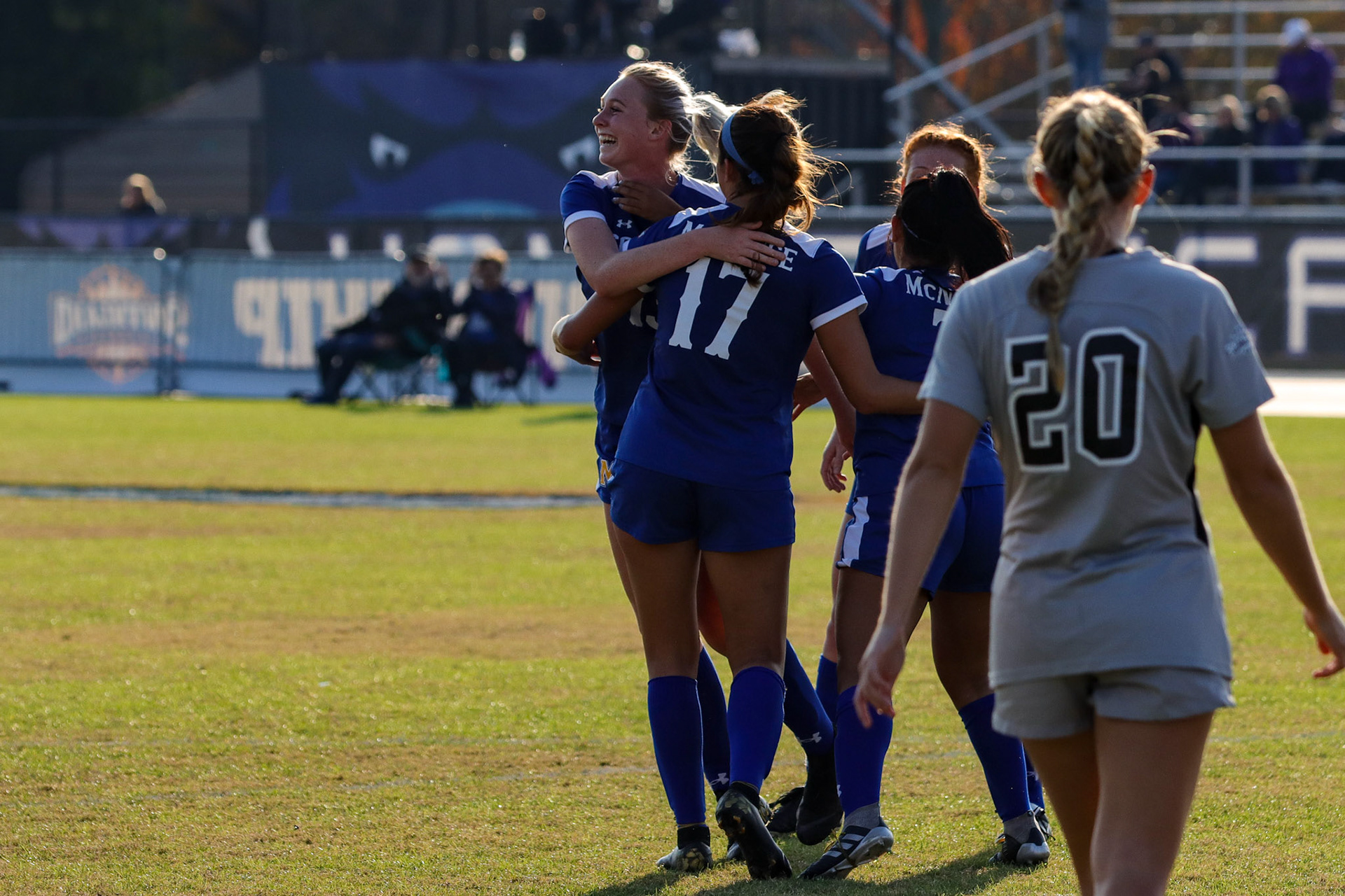 13 - Rachel Young, 17 - Rachel Palet, 7 - Mariah Ruelas, 23 - Havana Johnson