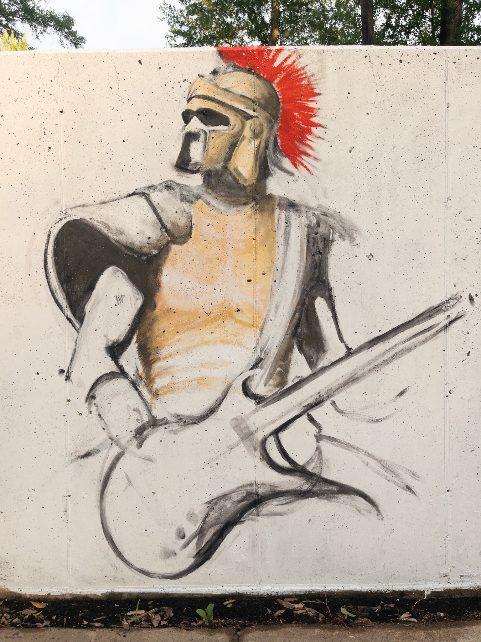 untitled, wall painting, 6 x 5 feet, (work in progress)