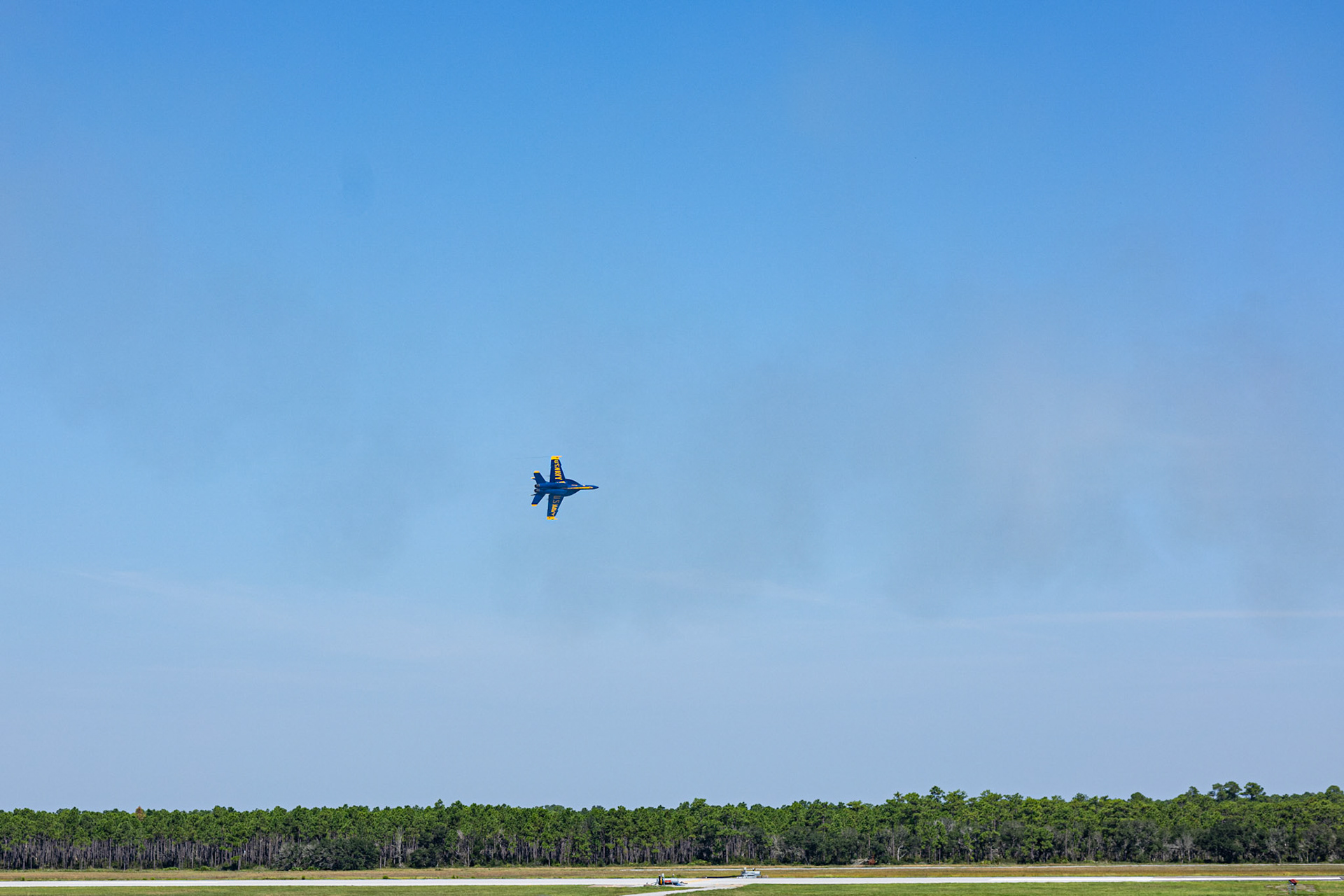 Blue Angels Practice, Digital Photograph