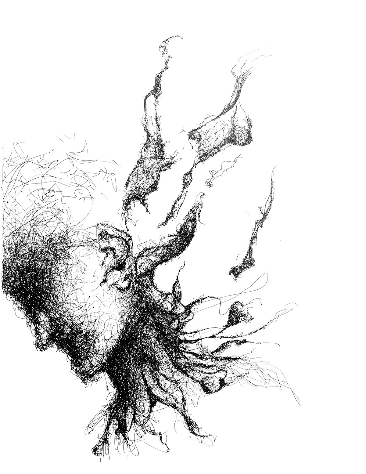 UNTITLED, ink, 14 x 11 inches, [commission]