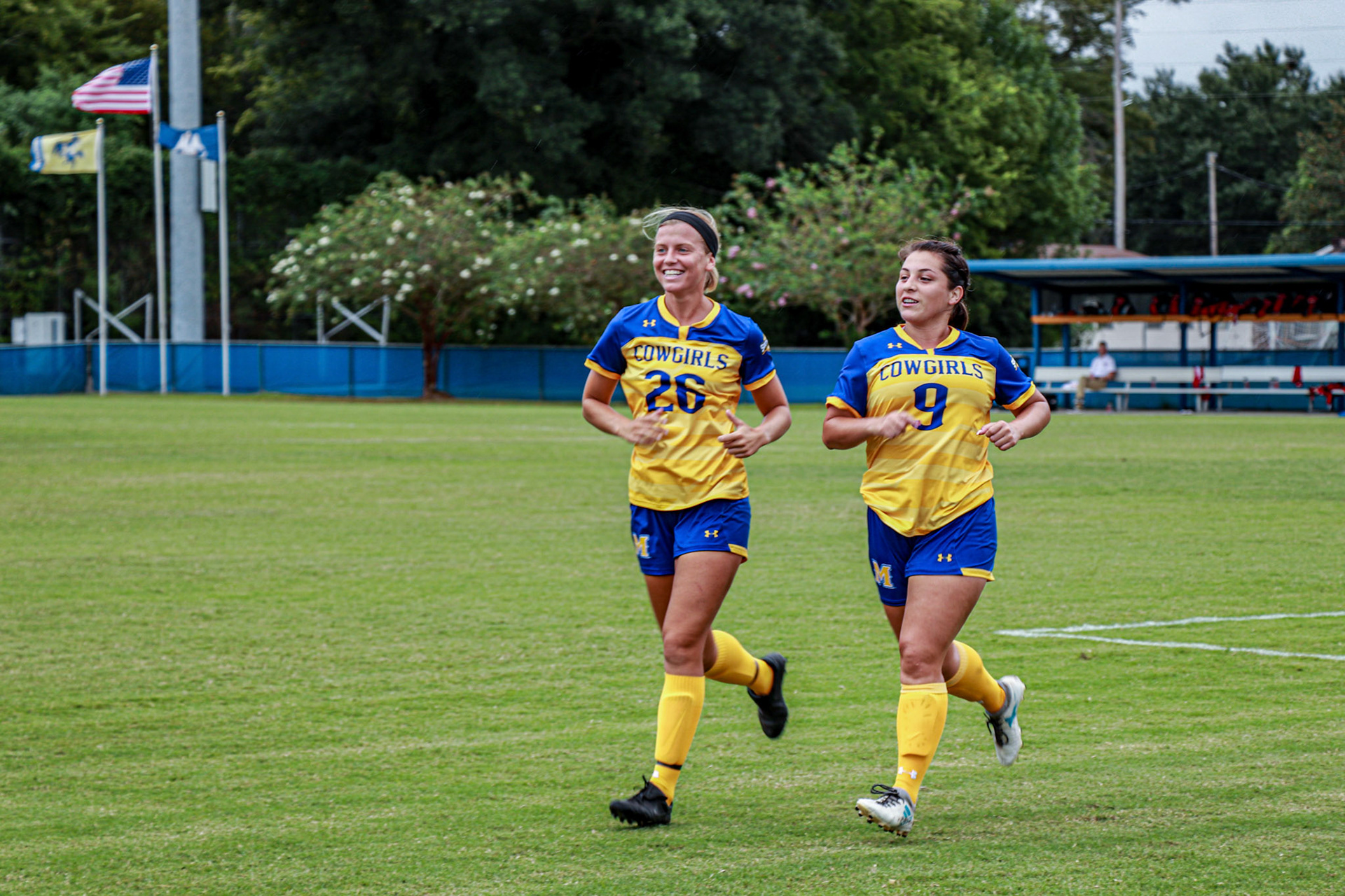 27 - Erin Winters, 9 - Dayna Garcia