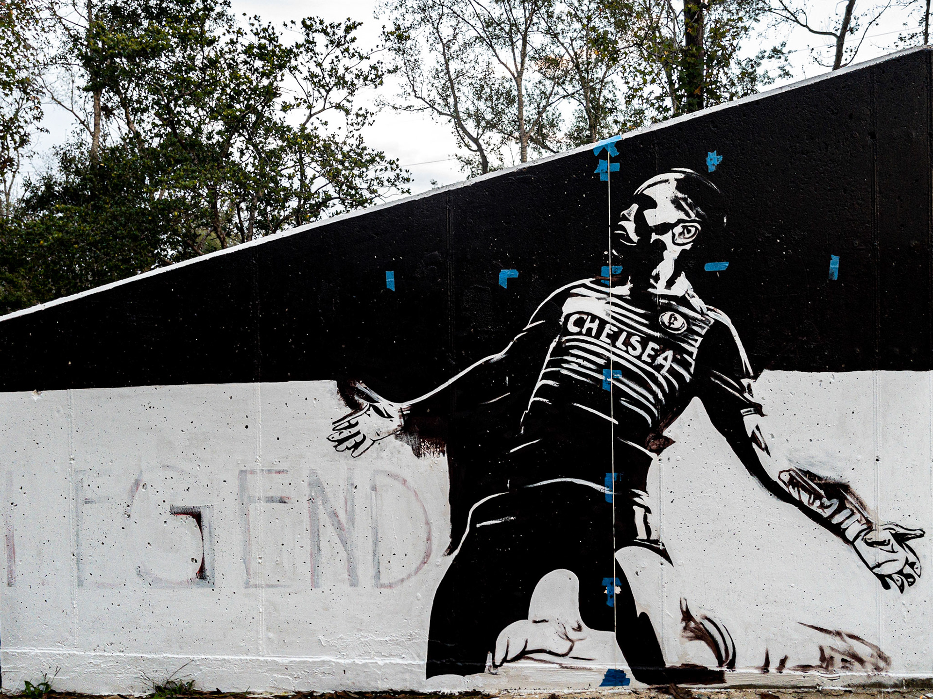 DROGBA LEGEND, wall painting, 6 x 8 feet, (WORK IN PROGRESS)