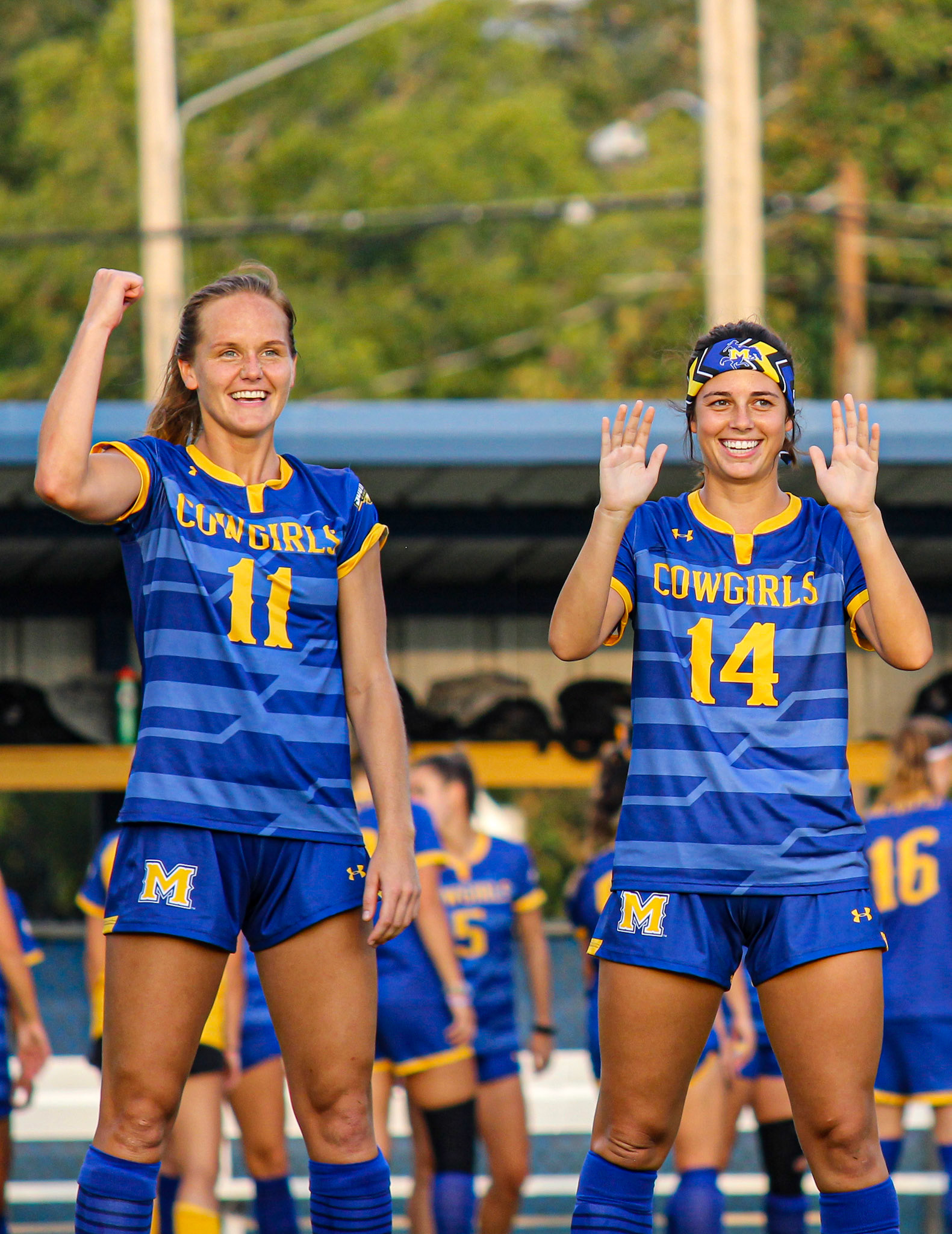 11 - Nola Prickett, 14 - Morgan Middleton