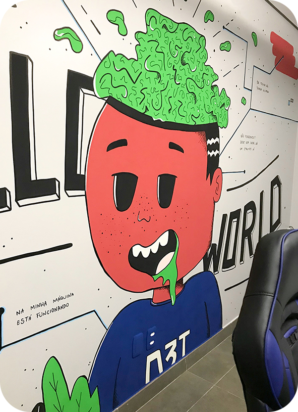 Arte em Parede para empresa