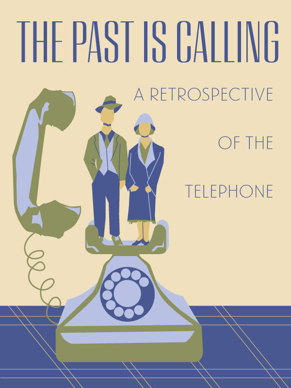 Poster Design for conference focused on telephones from past decades
