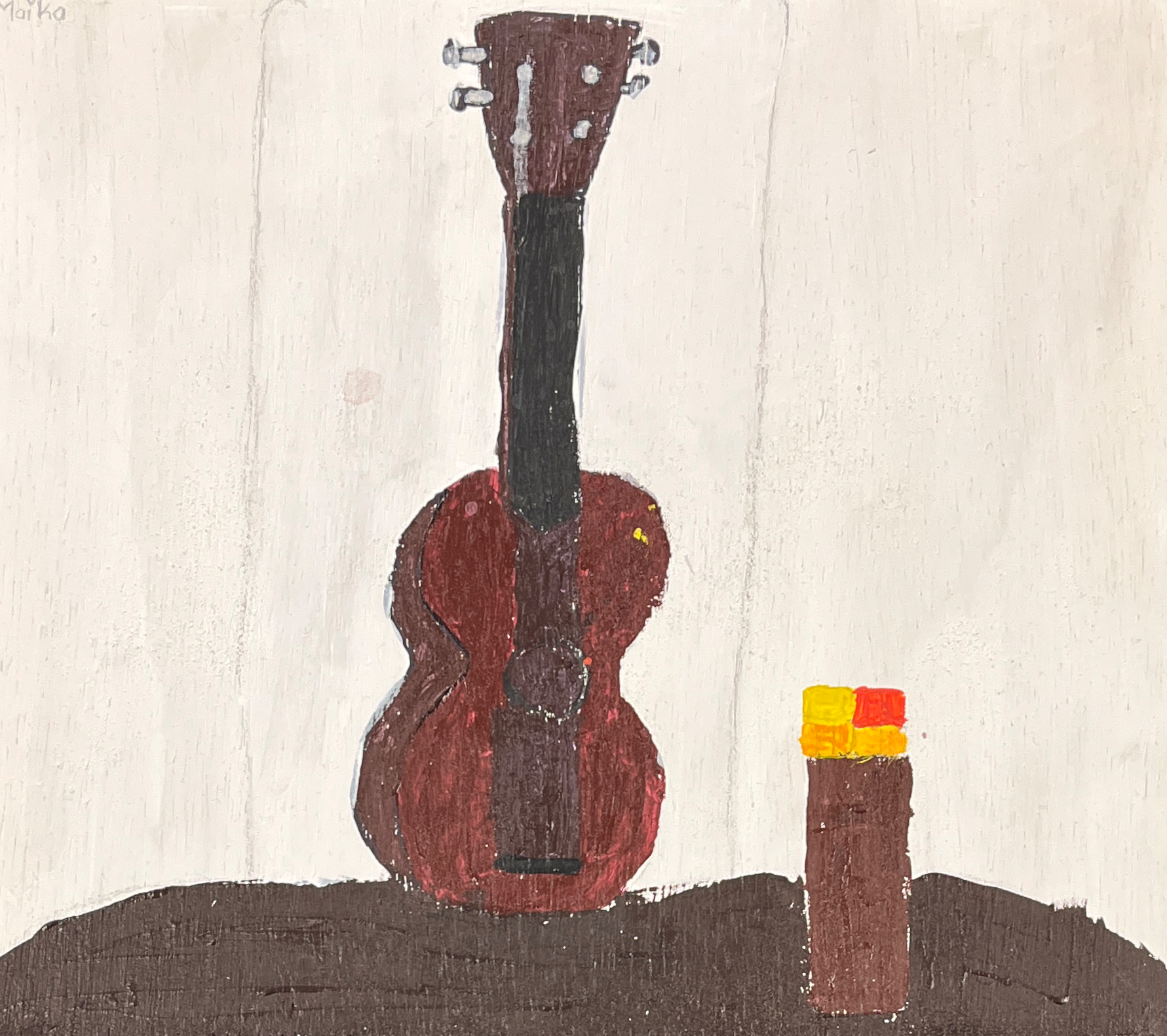 Acrylic on wooden panel