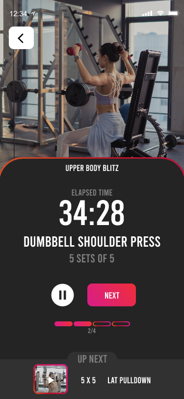 Workout in Progress