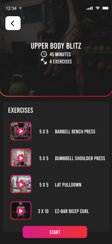 Workout Preview