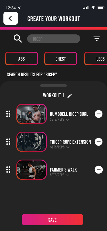Add Workout