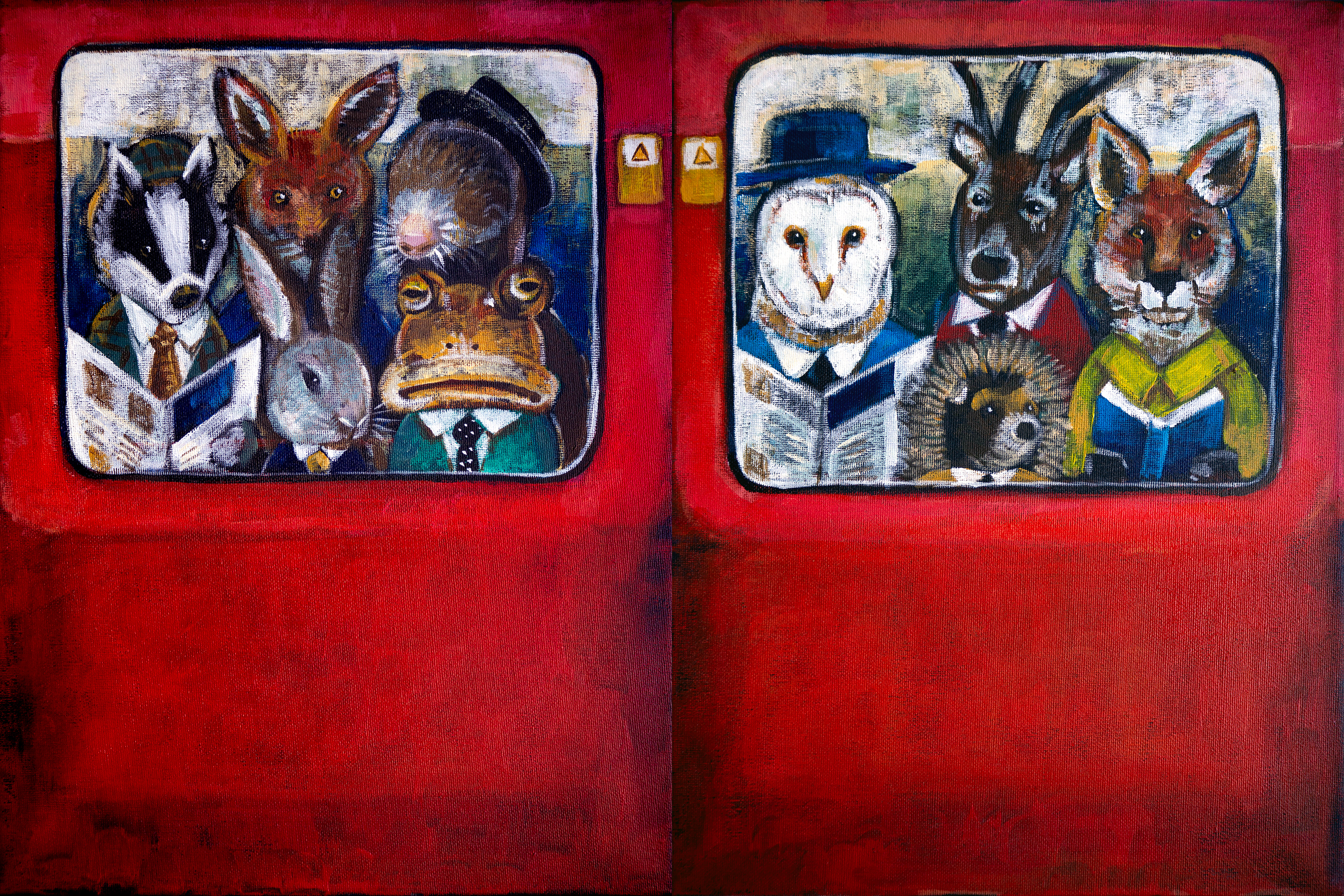 Original sold & hung in Gent, Belgium.