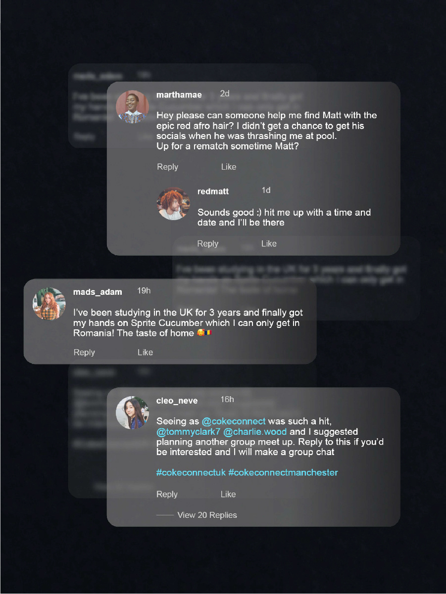 Coke Connect Tab UI - User Feedback