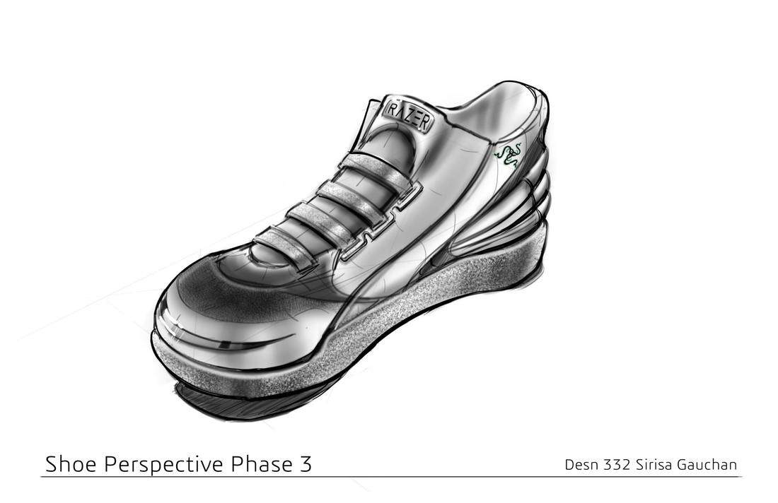 A Razer brand inspired shoe design