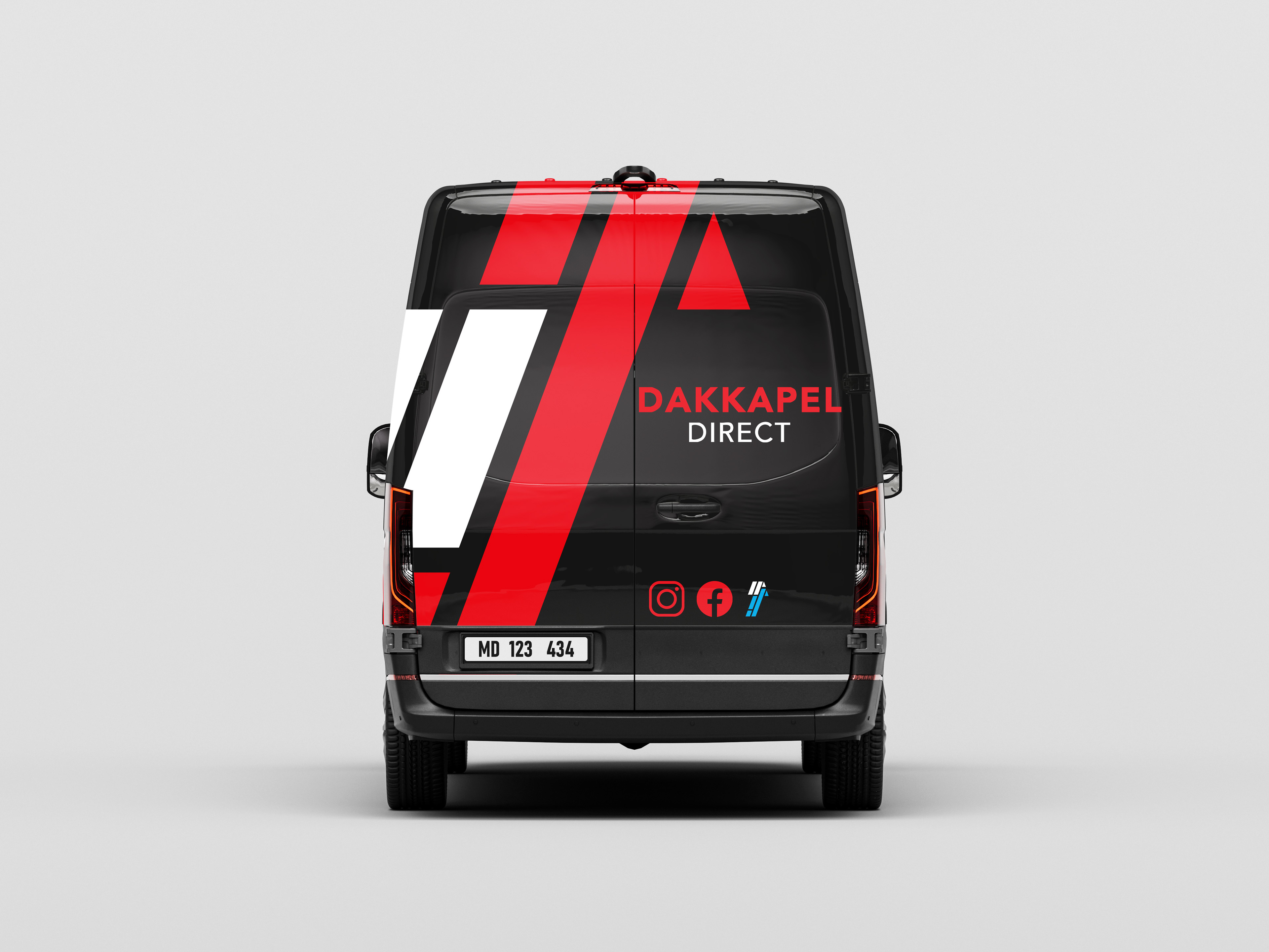 Achterkant busbestickering mockup