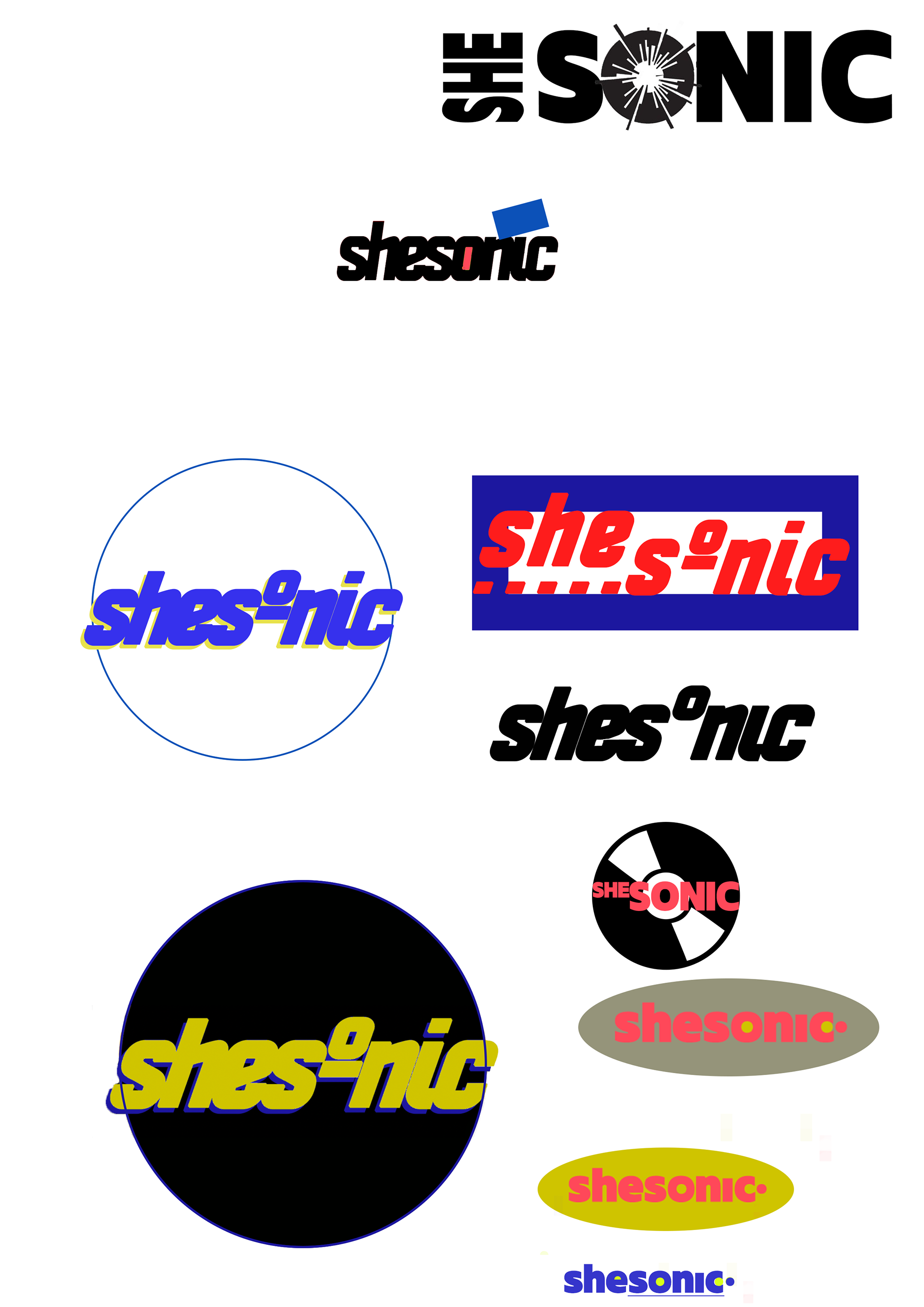 LOGO DESIGN FOR THE DJ DUO SHESONIC